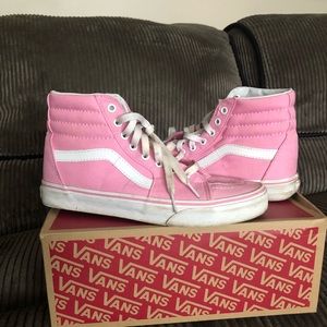 High top pink vans